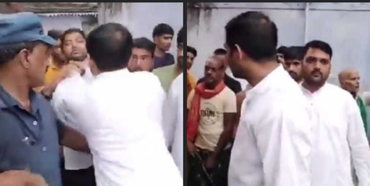 तेजप्रताप को आया गुस्सा, राजद कार्यकर्ता को धक्का देने और गला दबाने का वीडियो वायरल